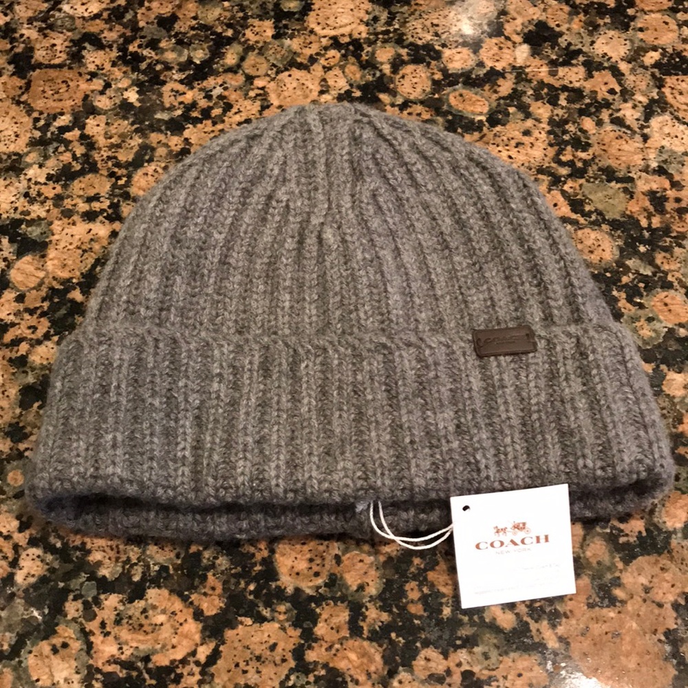 Coach Solid Knit Hat